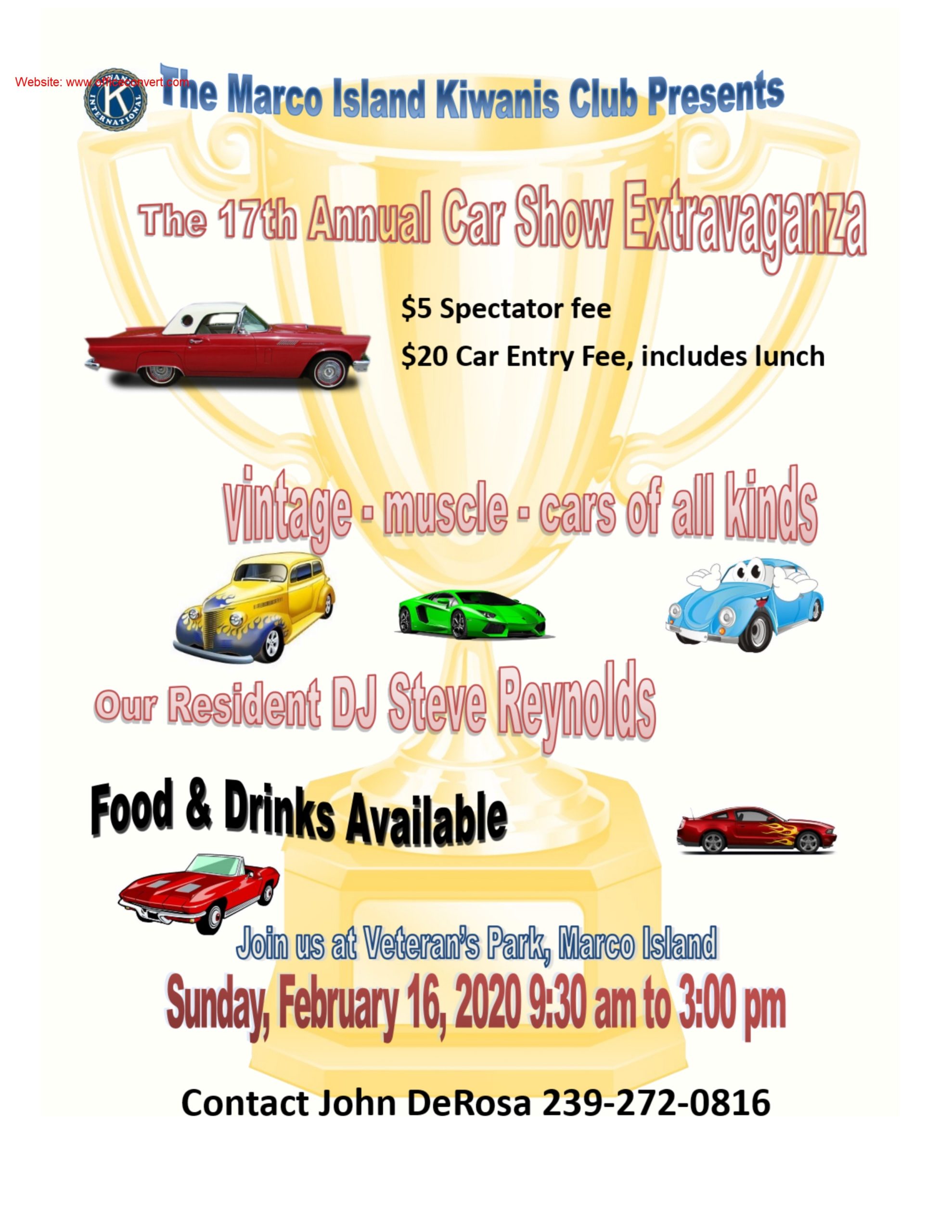 marco island car show hosted by kiwanis
