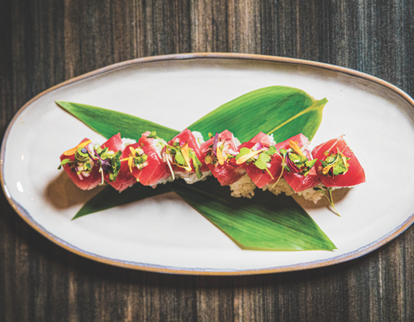 Green devil roll at MAKS Asian Kitchen & Sushi photo by Scott McIntyre