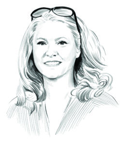 Sketch of Dr. Laura Wright