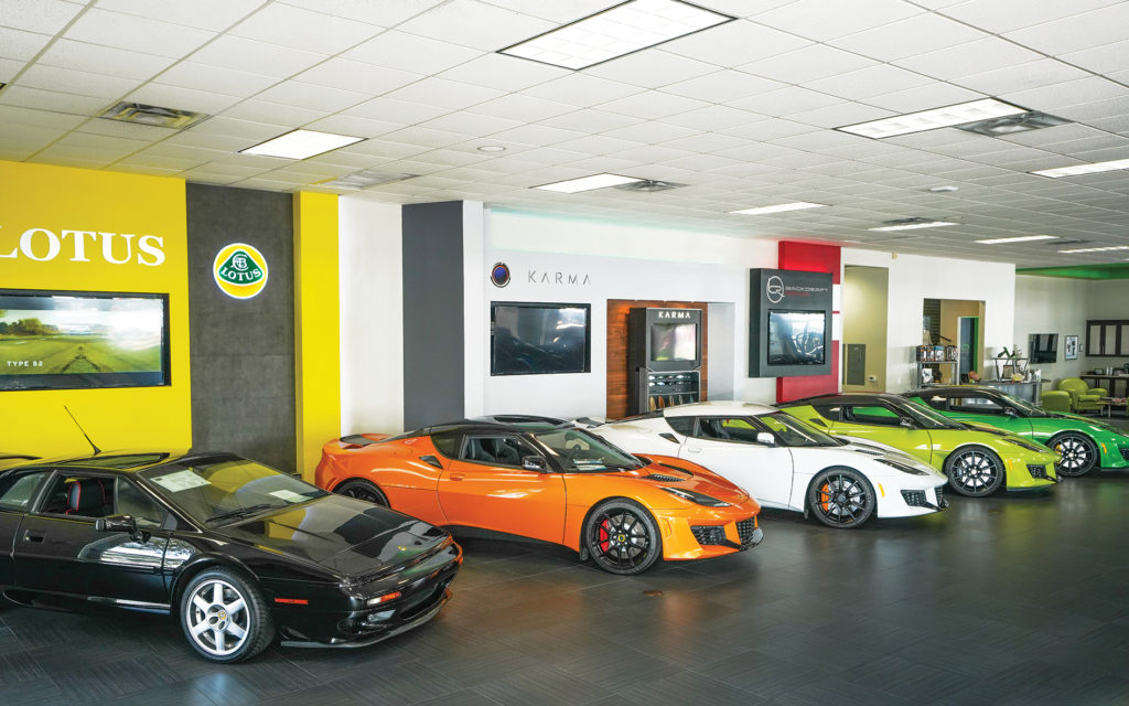 Inside Naples Motorsports dealership