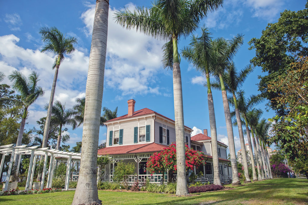 Exterior view of Edison and Ford Winter Estates in Fort Myers