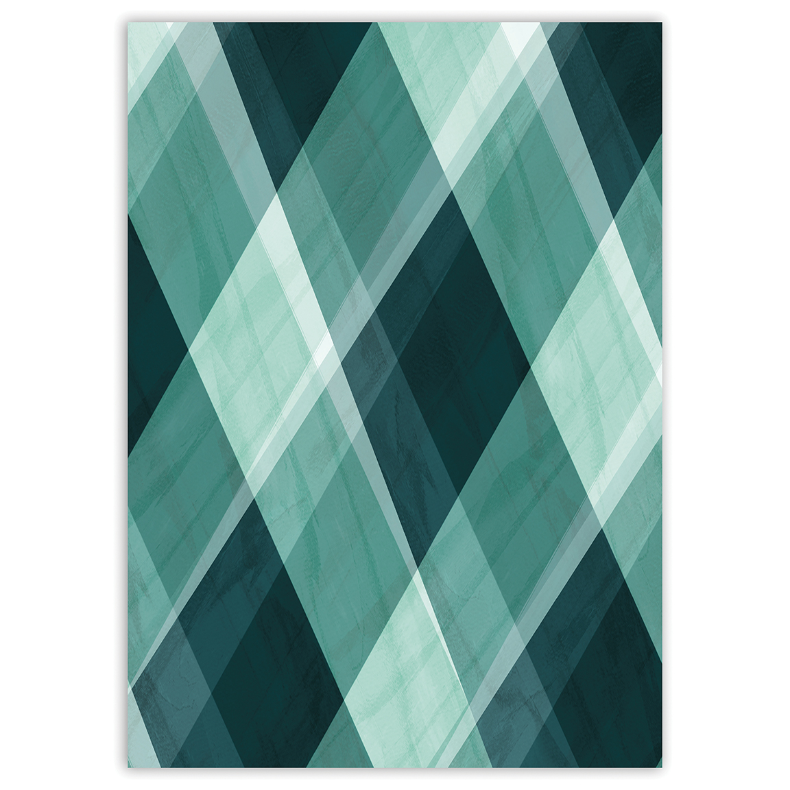 Different shades of blue, plaid wrapping paper