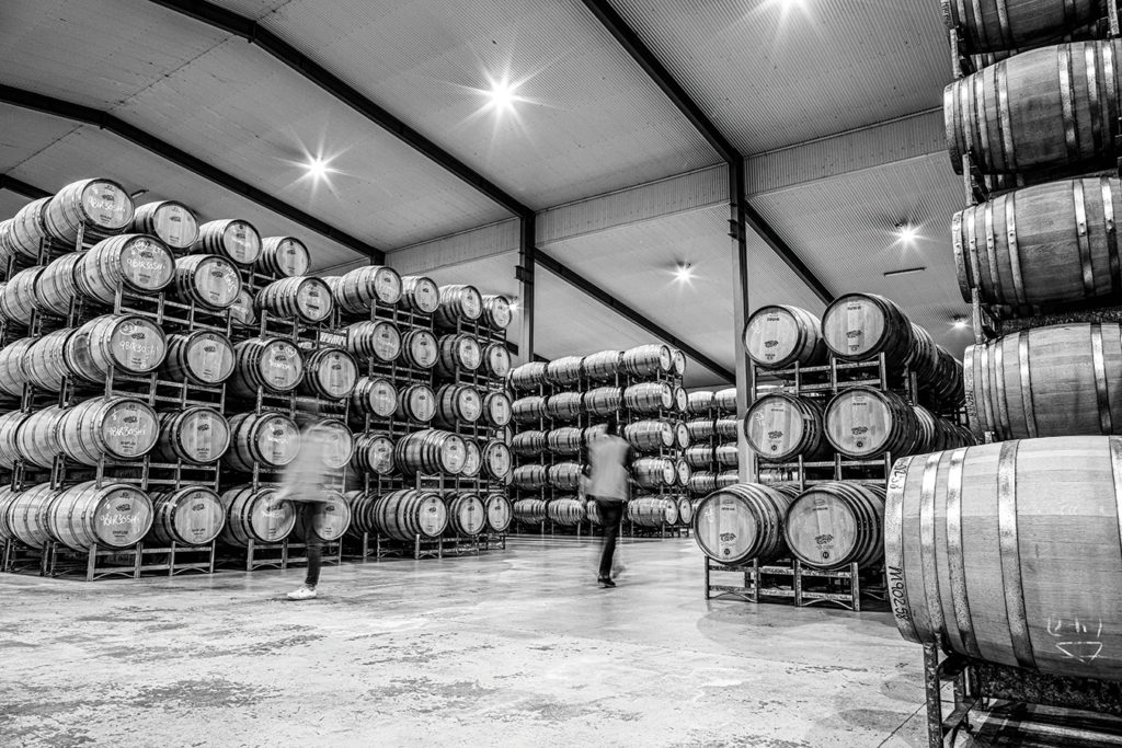 Wine storage and barrels