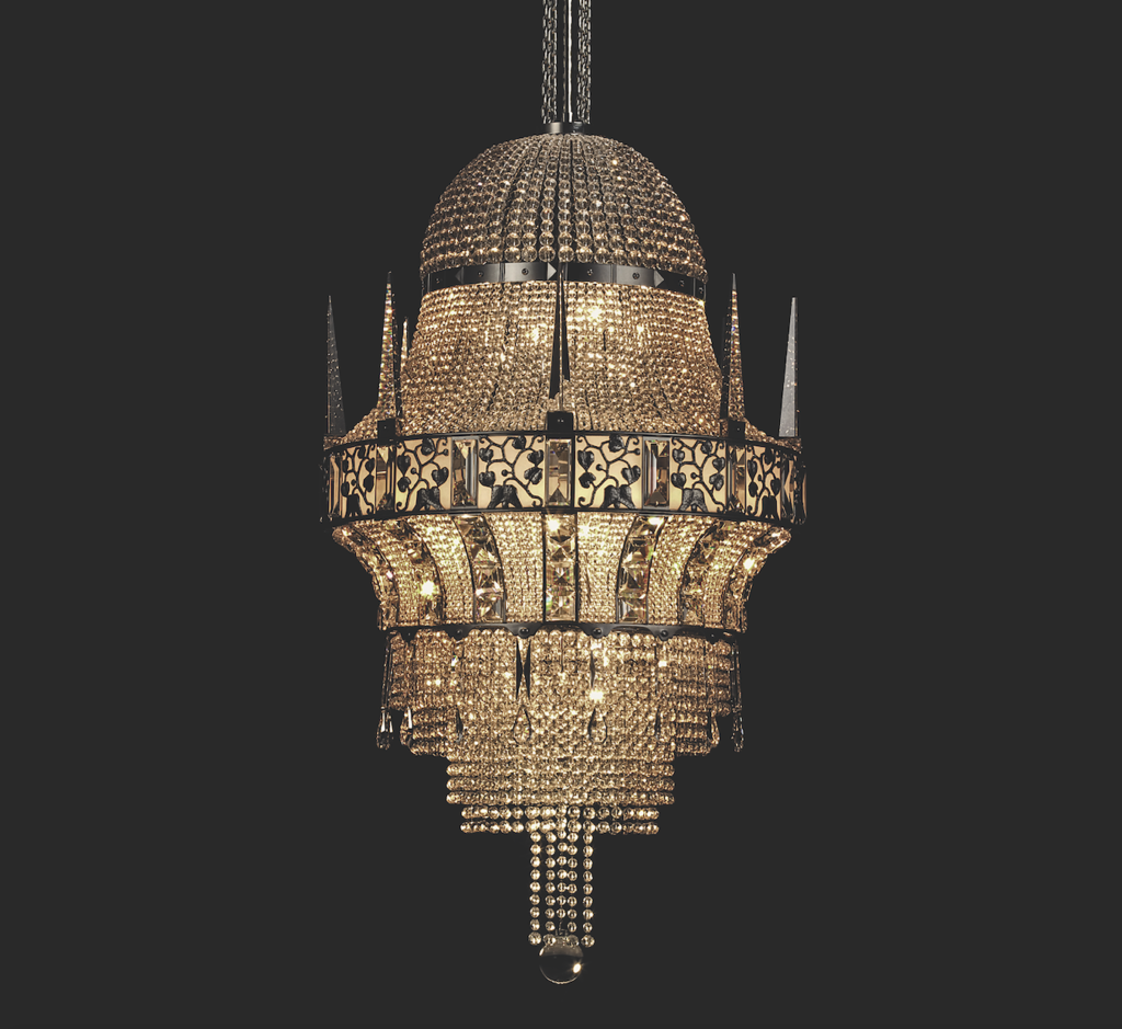 Opera house style crystal chandelier
