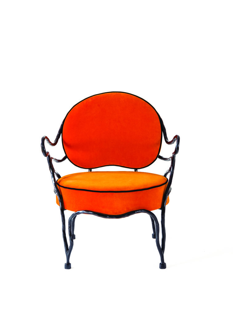 The 2014 Wally Armchair by Elizabeth Garouste