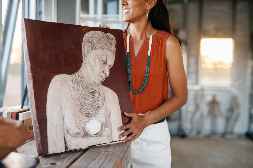 Seminole artist Jessica Osceola