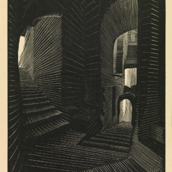 M.C. Escher, Covered Alley in Atrani (1931)