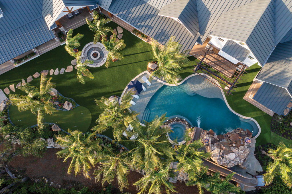 Lucas Lagoons transforms a Naples backyard into a resort-style hub