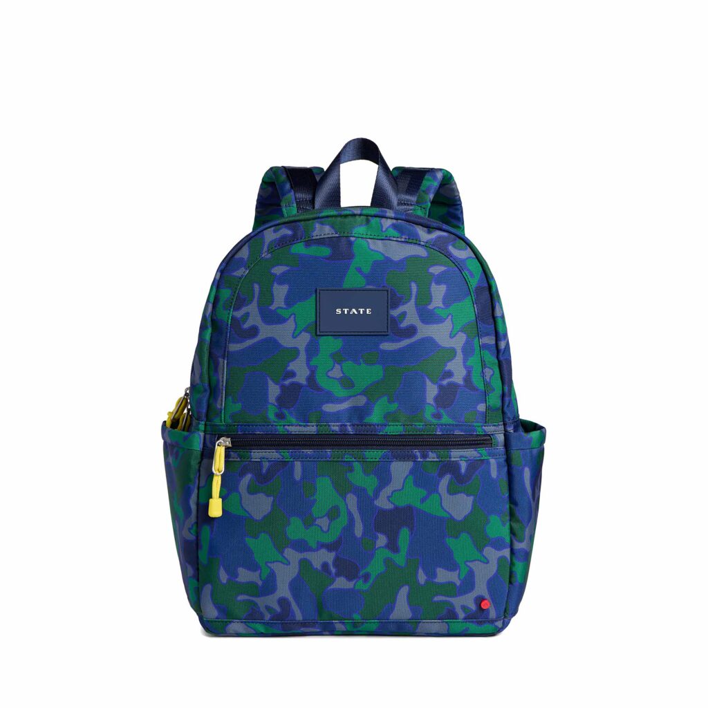 Kids Blue Camo Backpack