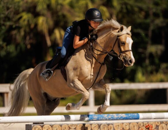 11 year old equestrian Scarlett Yana