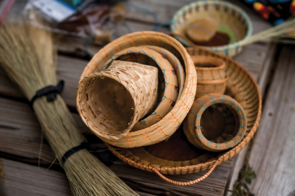Seminole Tribe Weaved Baskets