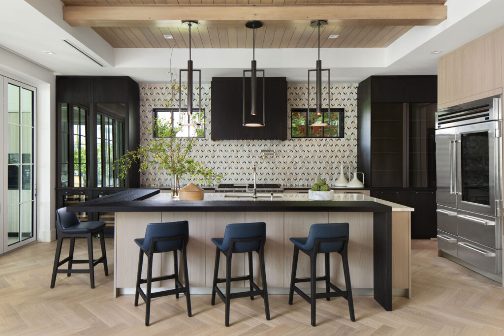 Marble and limestone kitchen