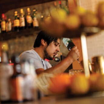 Bicyclette Cookshop bartender Edgar Sierra