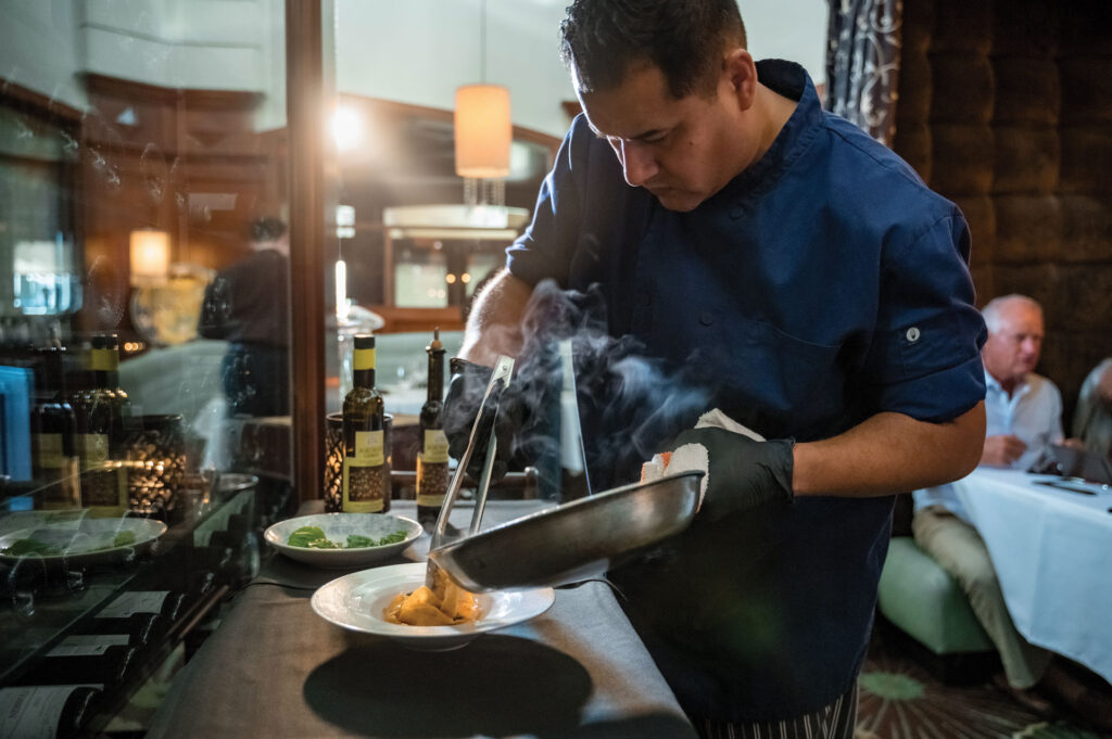 Angelina's Ristorante Executive sous chef Israel Martinez