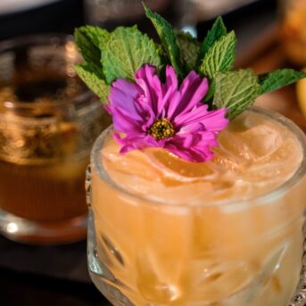 The Bohemian's Tiki Vibez cocktail blends caramelized pineapple puree and a banana cordial with two rums. Courtesy The Bohemian