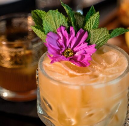 The Bohemian's Tiki Vibez cocktail blends caramelized pineapple puree and a banana cordial with two rums. Courtesy The Bohemian